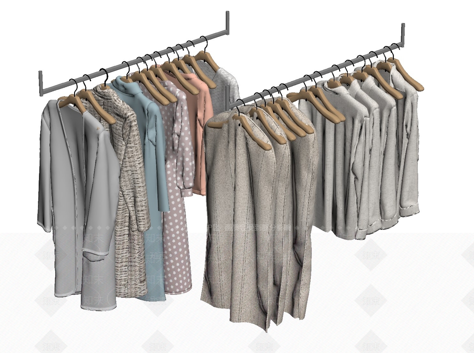 衣服SU模型下载【ID:1162808373】