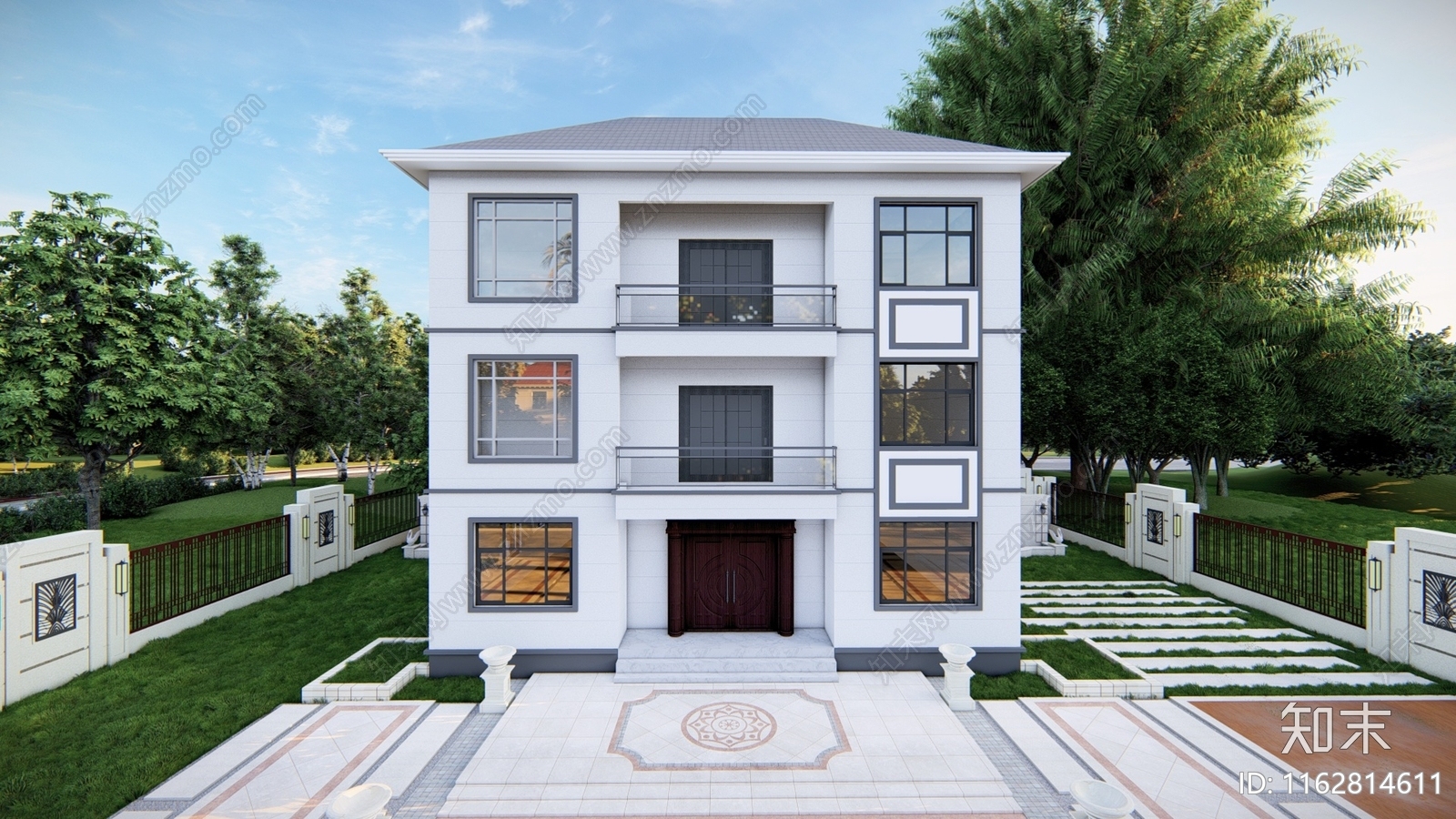 新中式自建房平面图施工图下载【ID:1162814611】