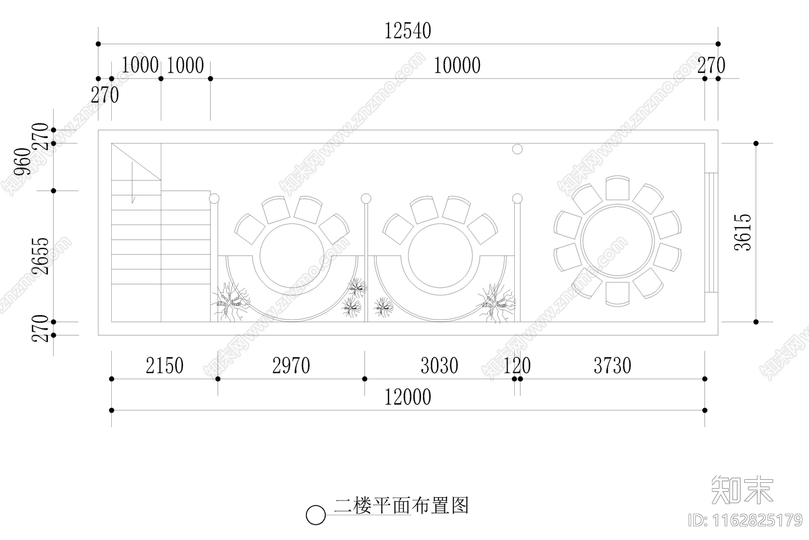 现代快餐店cad施工图下载【ID:1162825179】