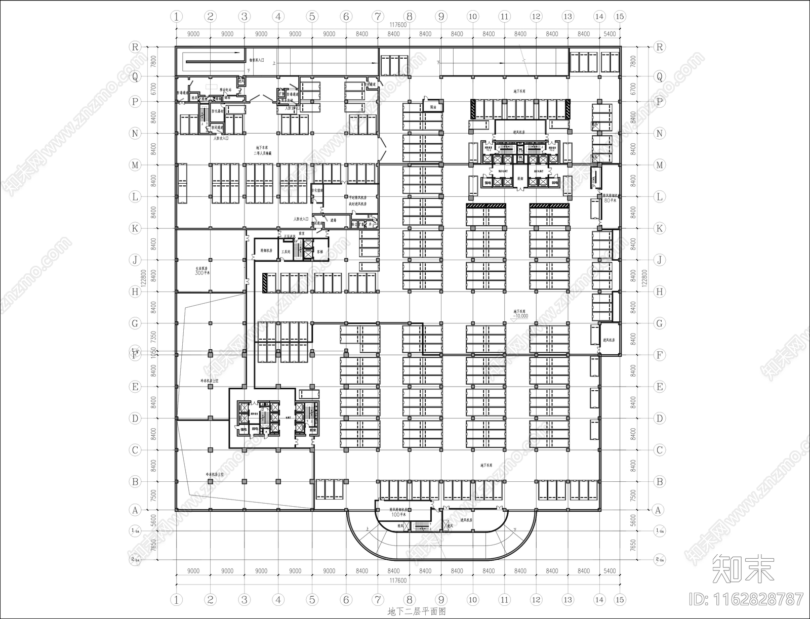 现代办公楼建筑cad施工图下载【ID:1162828787】