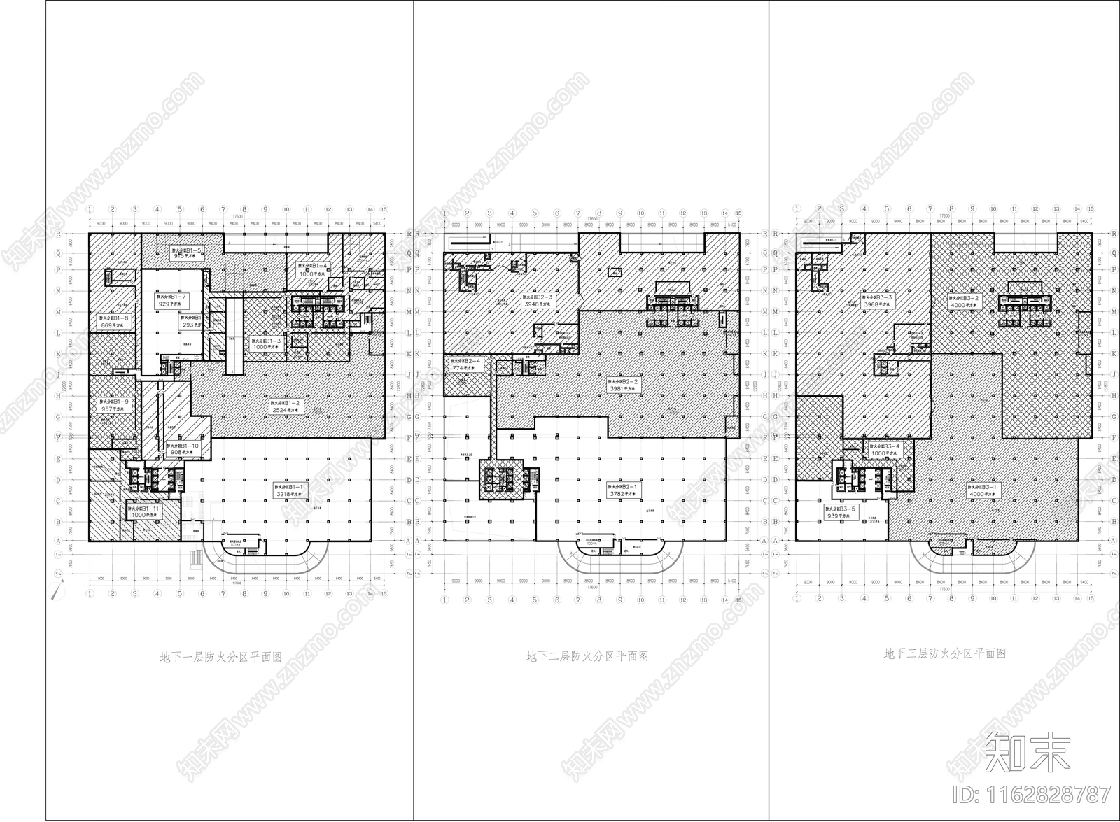 现代办公楼建筑cad施工图下载【ID:1162828787】