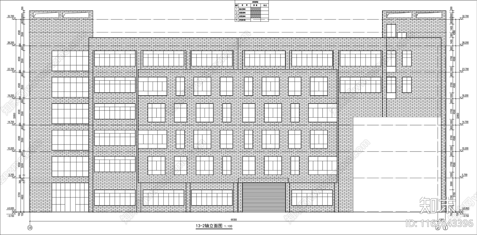 现代厂房cad施工图下载【ID:1162843396】