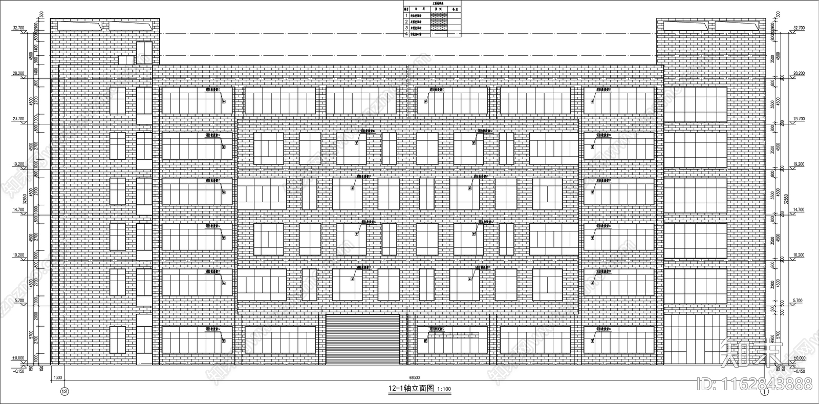 现代厂房cad施工图下载【ID:1162843888】