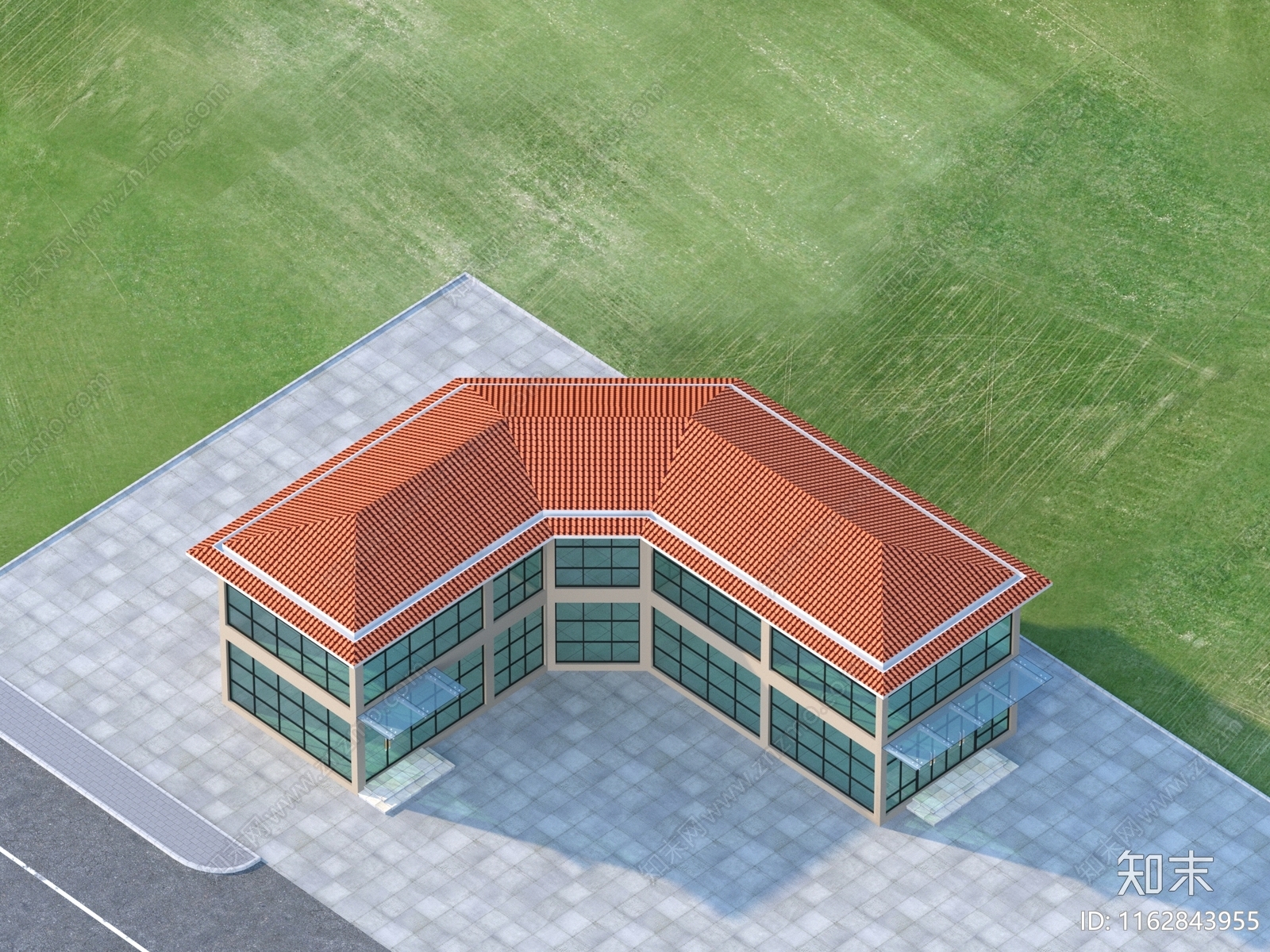 欧式其他建筑外观3D模型下载【ID:1162843955】