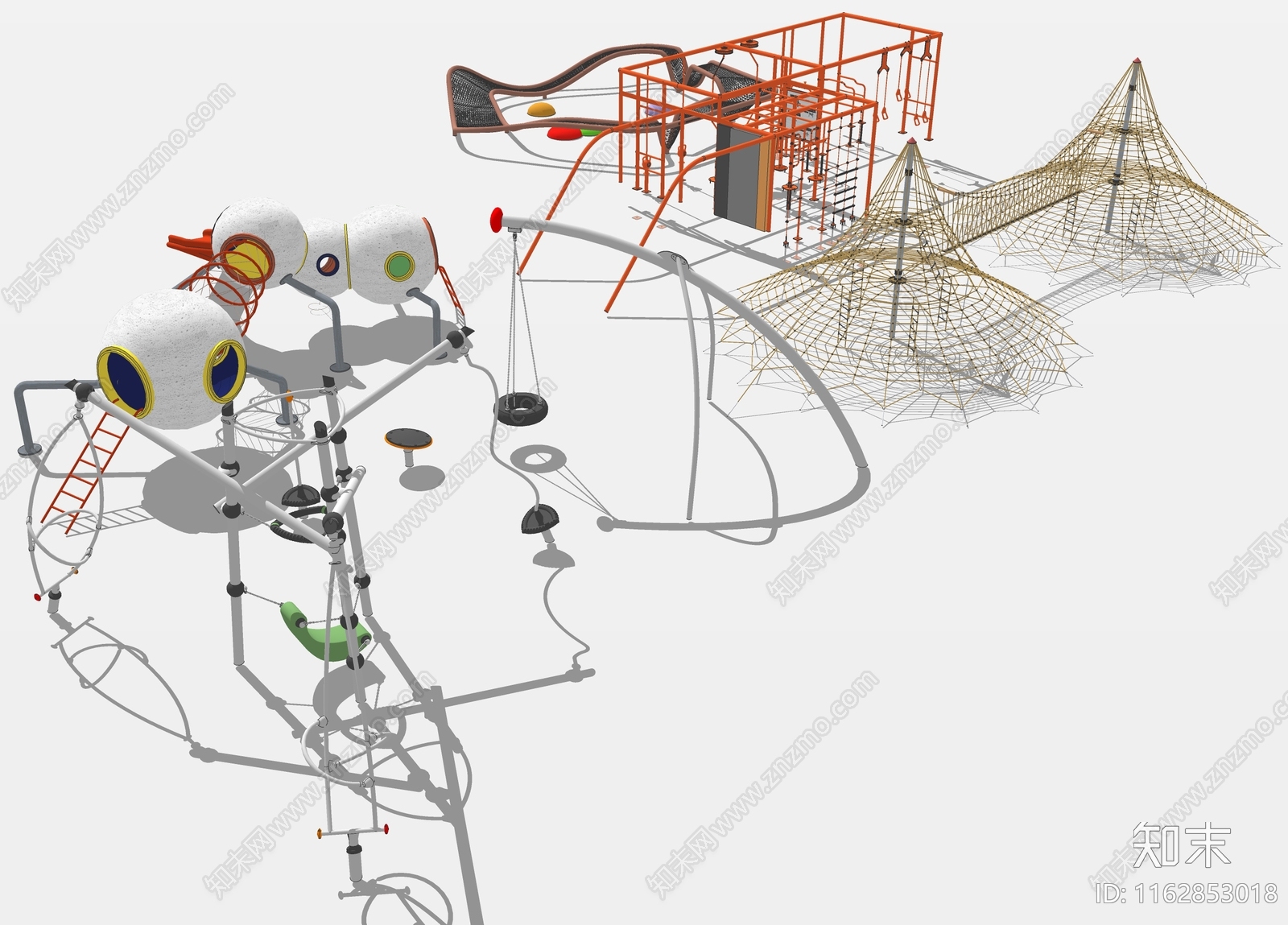 游乐设施SU模型下载【ID:1162853018】