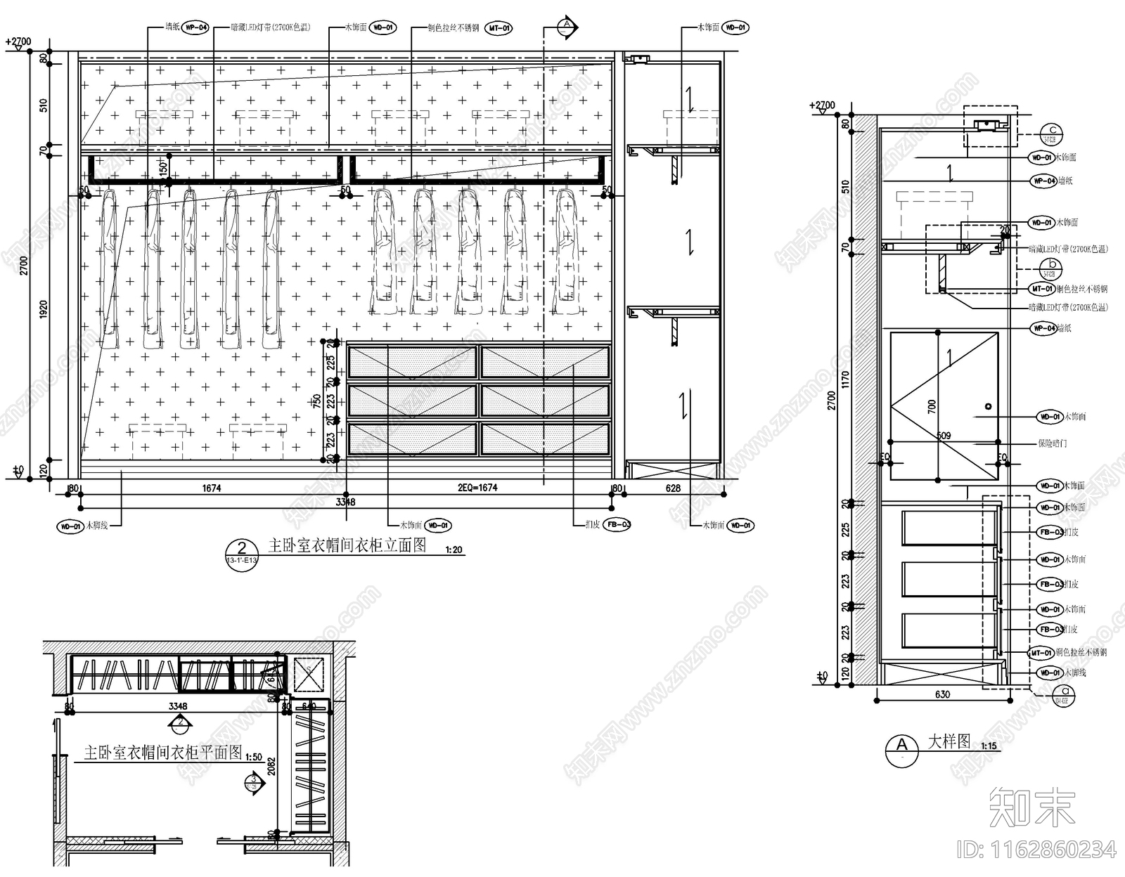 现代家具节点详图cad施工图下载【ID:1162860234】