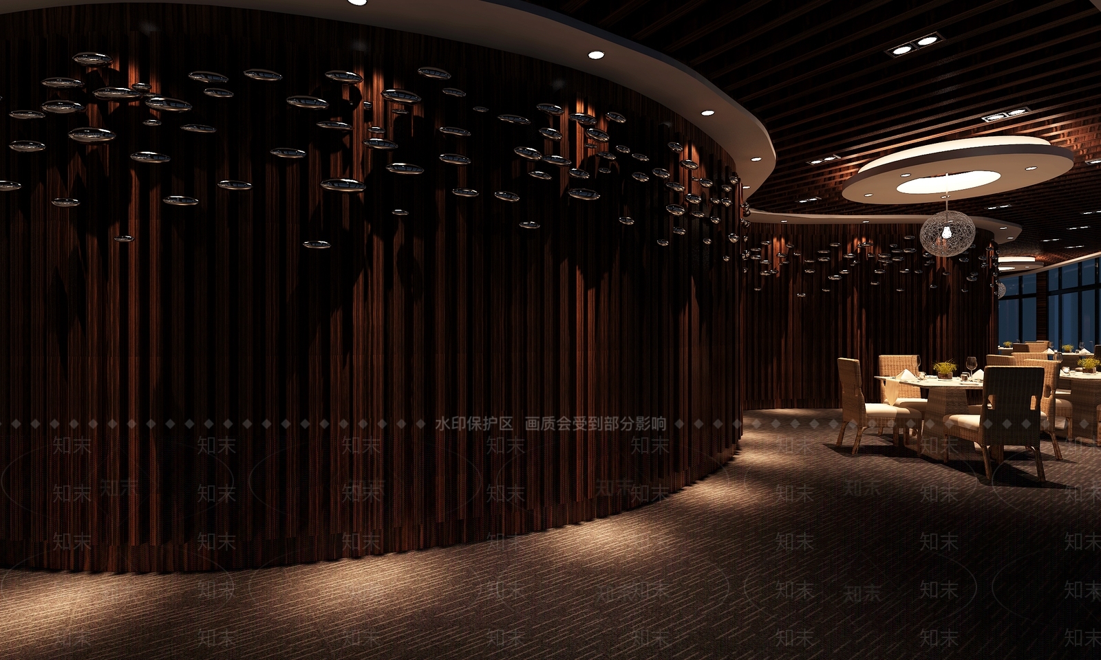 现代自助餐厅3D模型下载【ID:1162868363】