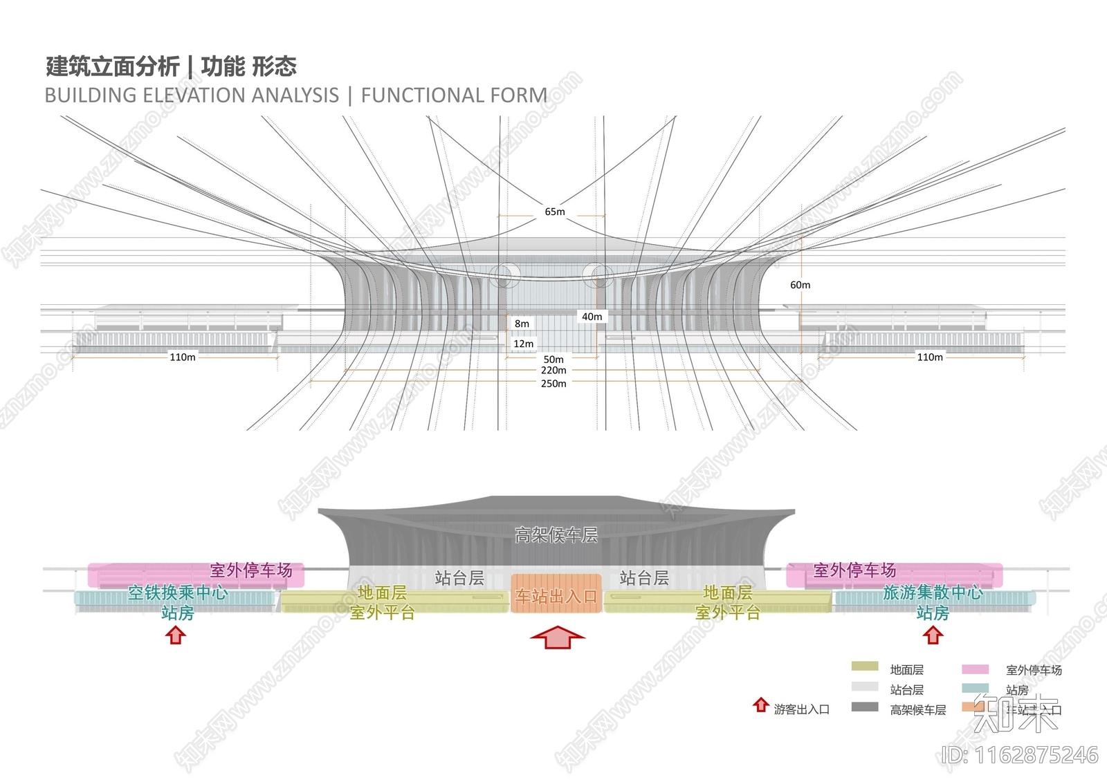 现代郑州南站高铁站南站西广场景观设计方案文本下载【ID:1162875246】