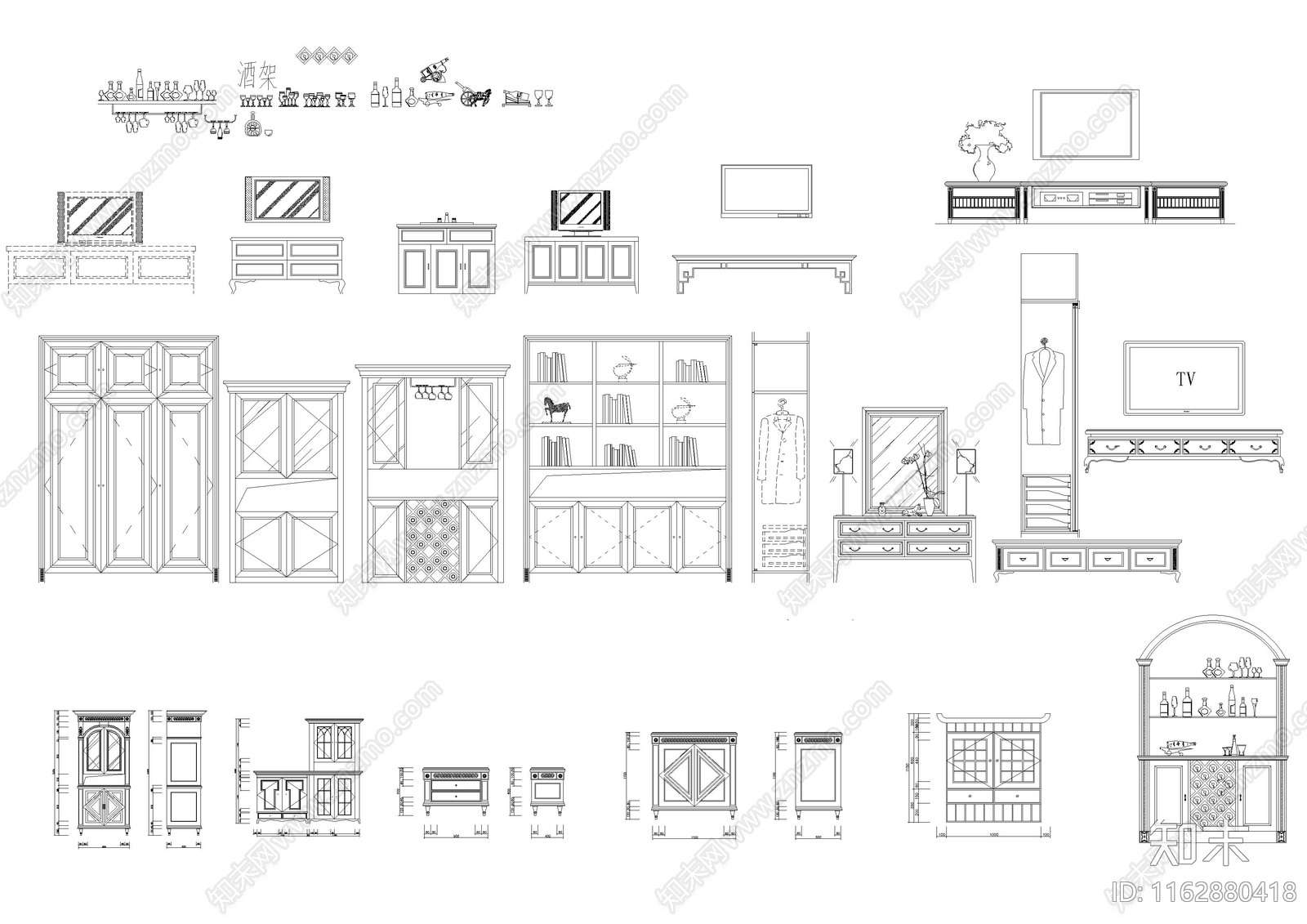 现代其他图库施工图下载【ID:1162880418】