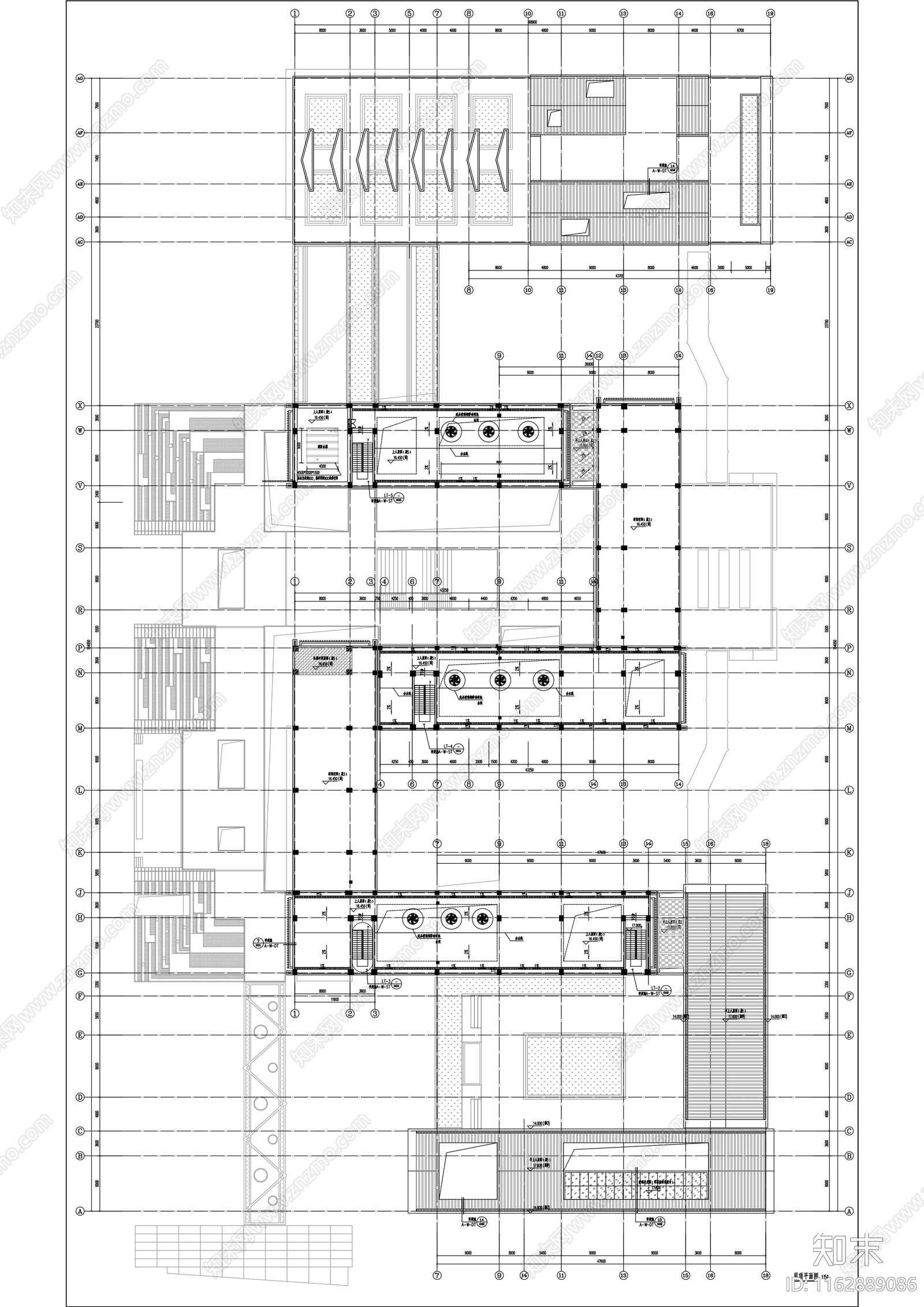现代学校建筑cad施工图下载【ID:1162889086】
