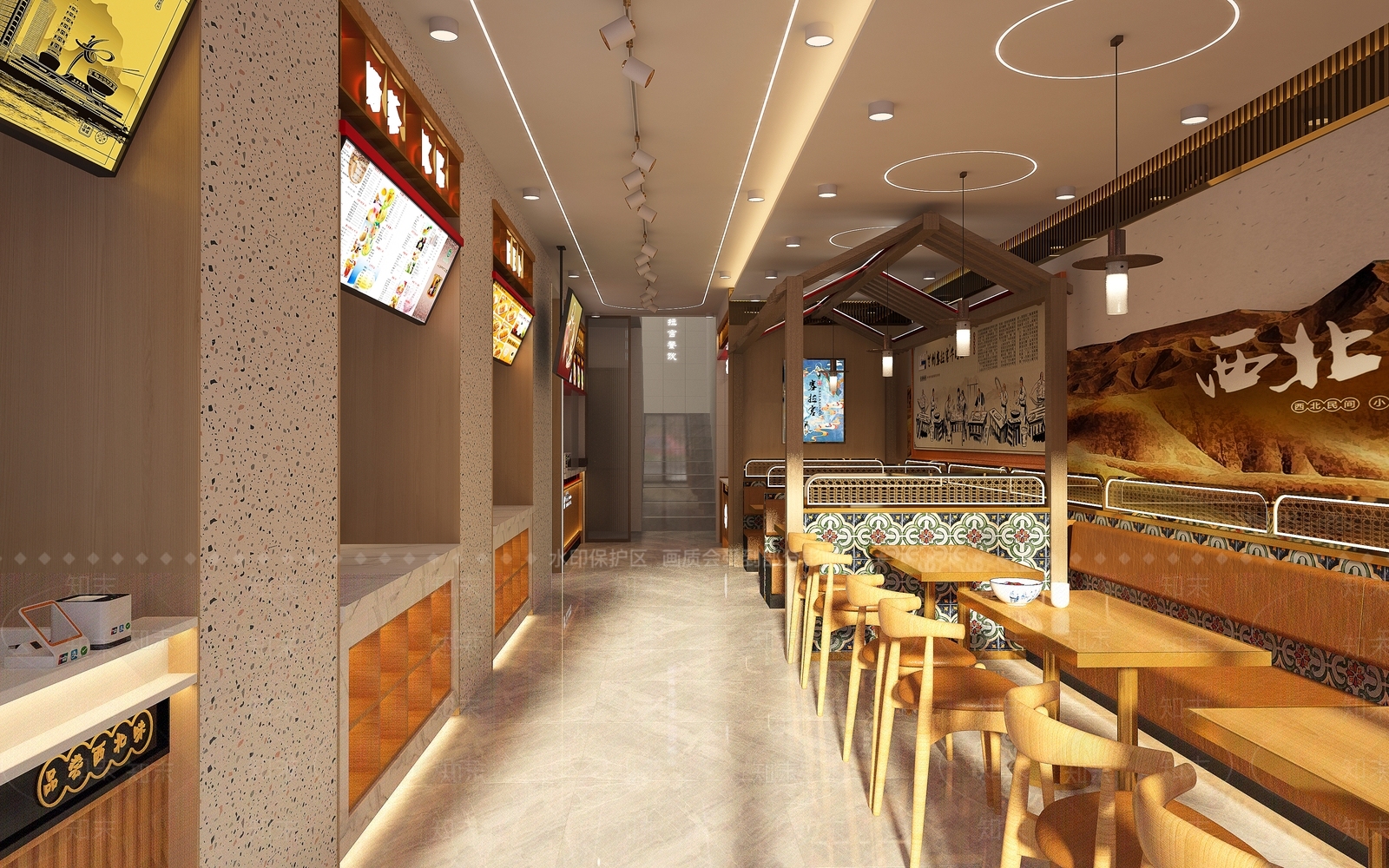 现代其他餐饮空间3D模型下载【ID:1162897627】