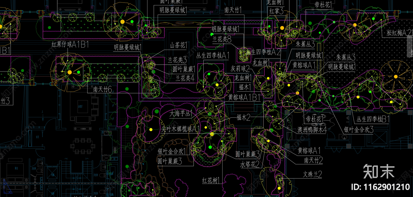 现代示范区景观CAD图纸
