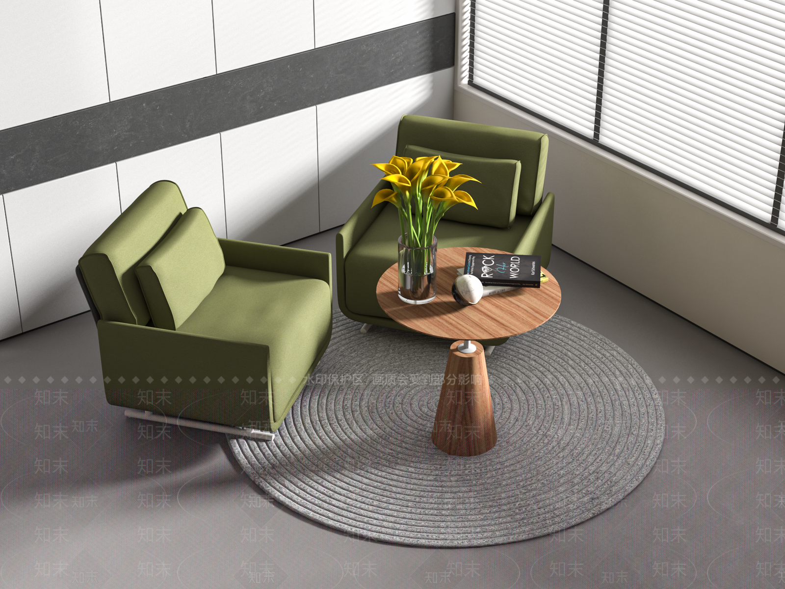 现代休闲桌椅3D模型下载【ID:1162904016】_知末3d模型网