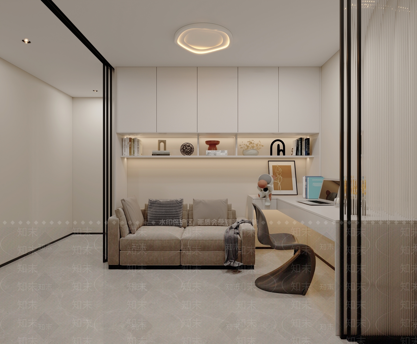 现代极简公寓3D模型下载【ID:1162907072】