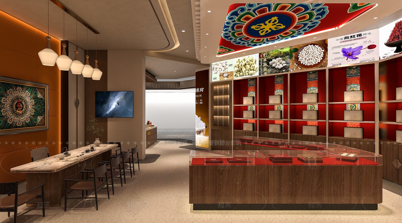 现代药店3D模型下载【ID:1162907957】