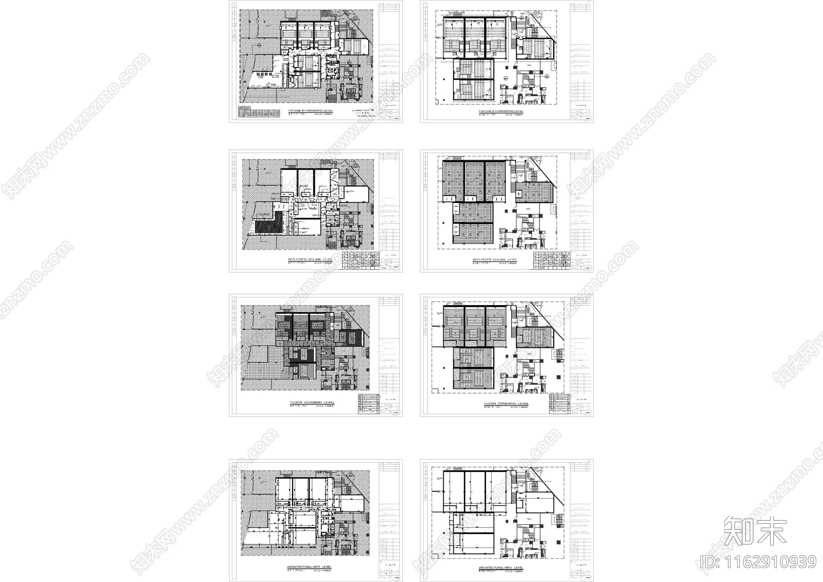 现代电影院cad施工图下载【ID:1162910939】