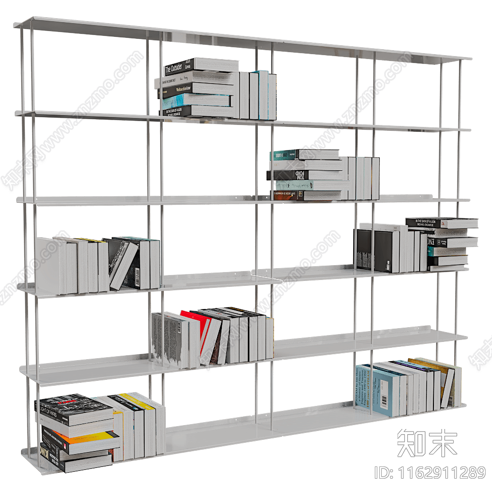 现代书架3D模型下载【ID:1162911289】