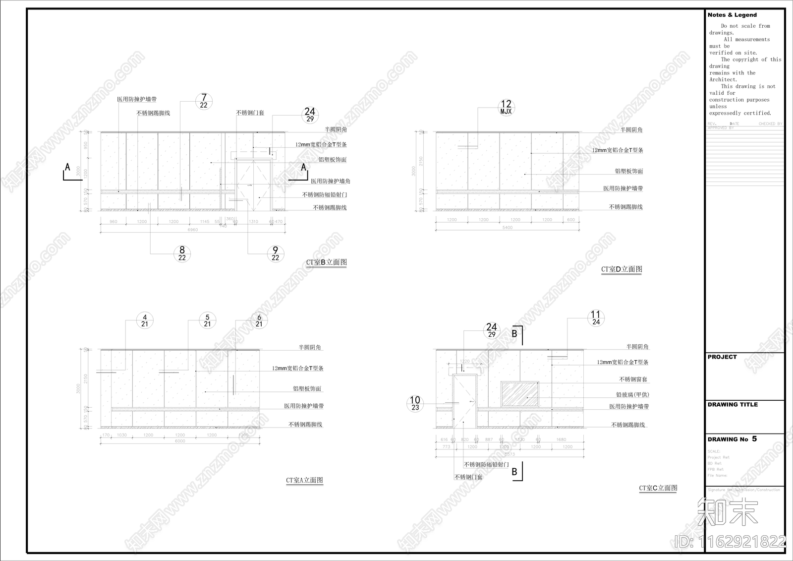 其他医院cad施工图下载【ID:1162921822】