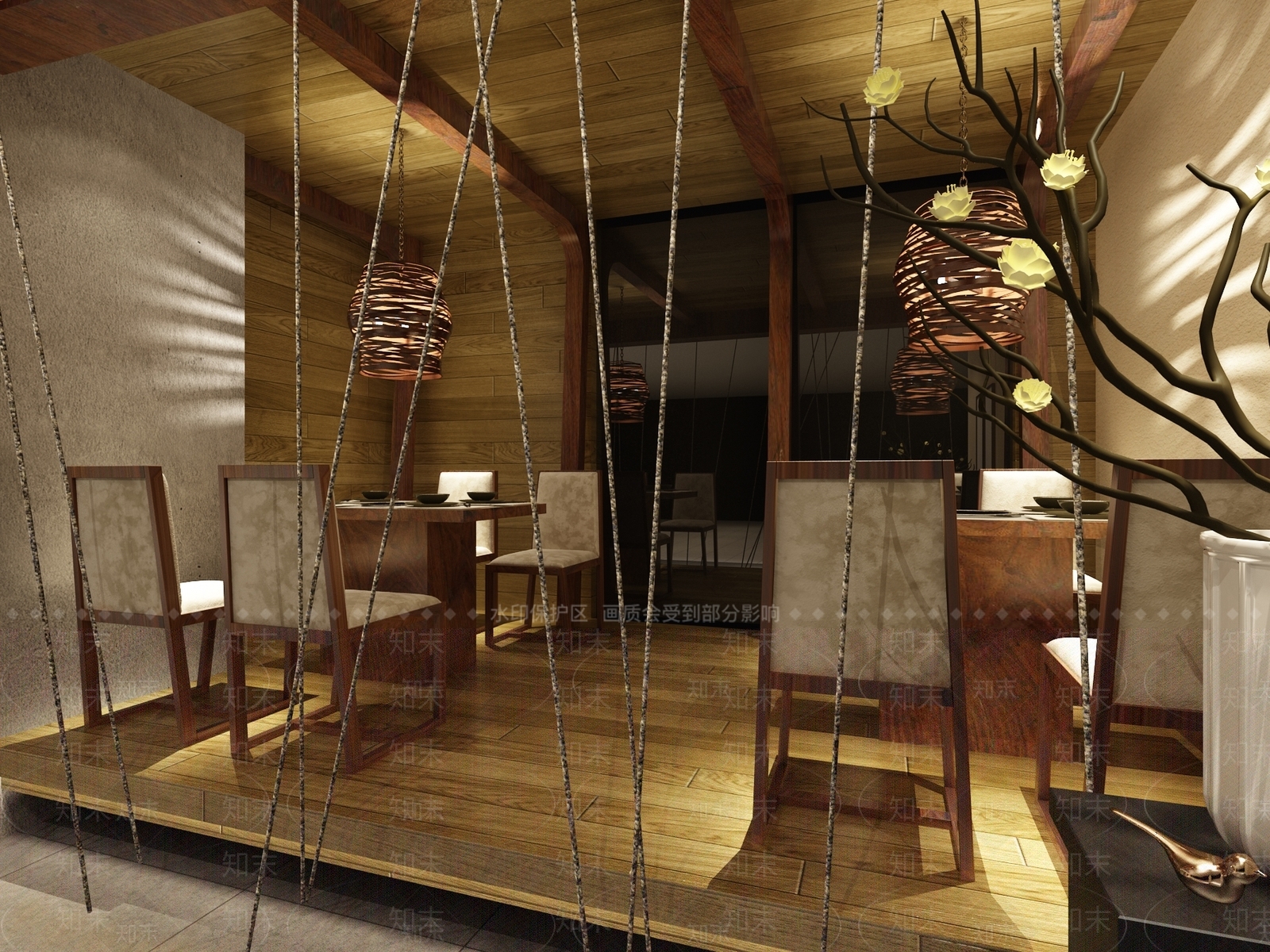 现代烧烤店3D模型下载【ID:1162927528】