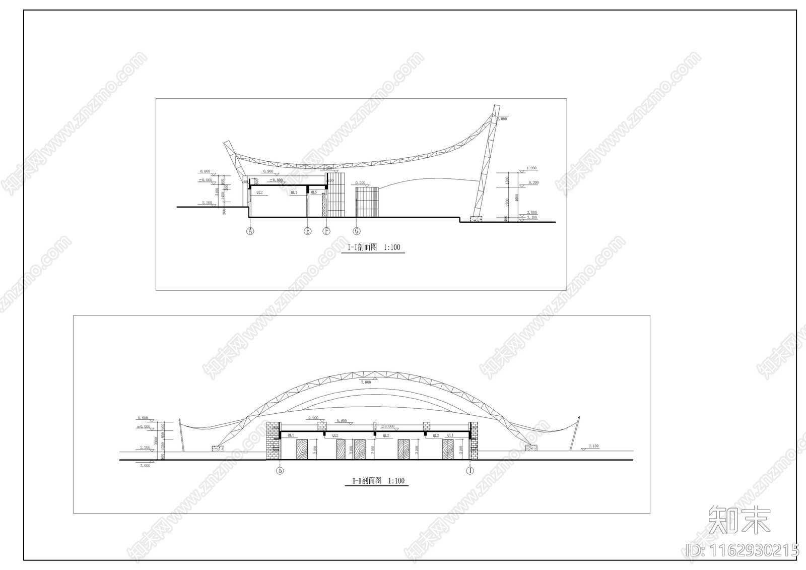 其他其他文化建筑施工图下载【ID:1162930215】