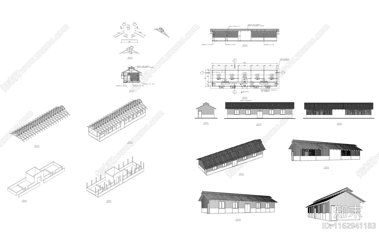 现代其他建筑cad施工图下载【ID:1162941183】