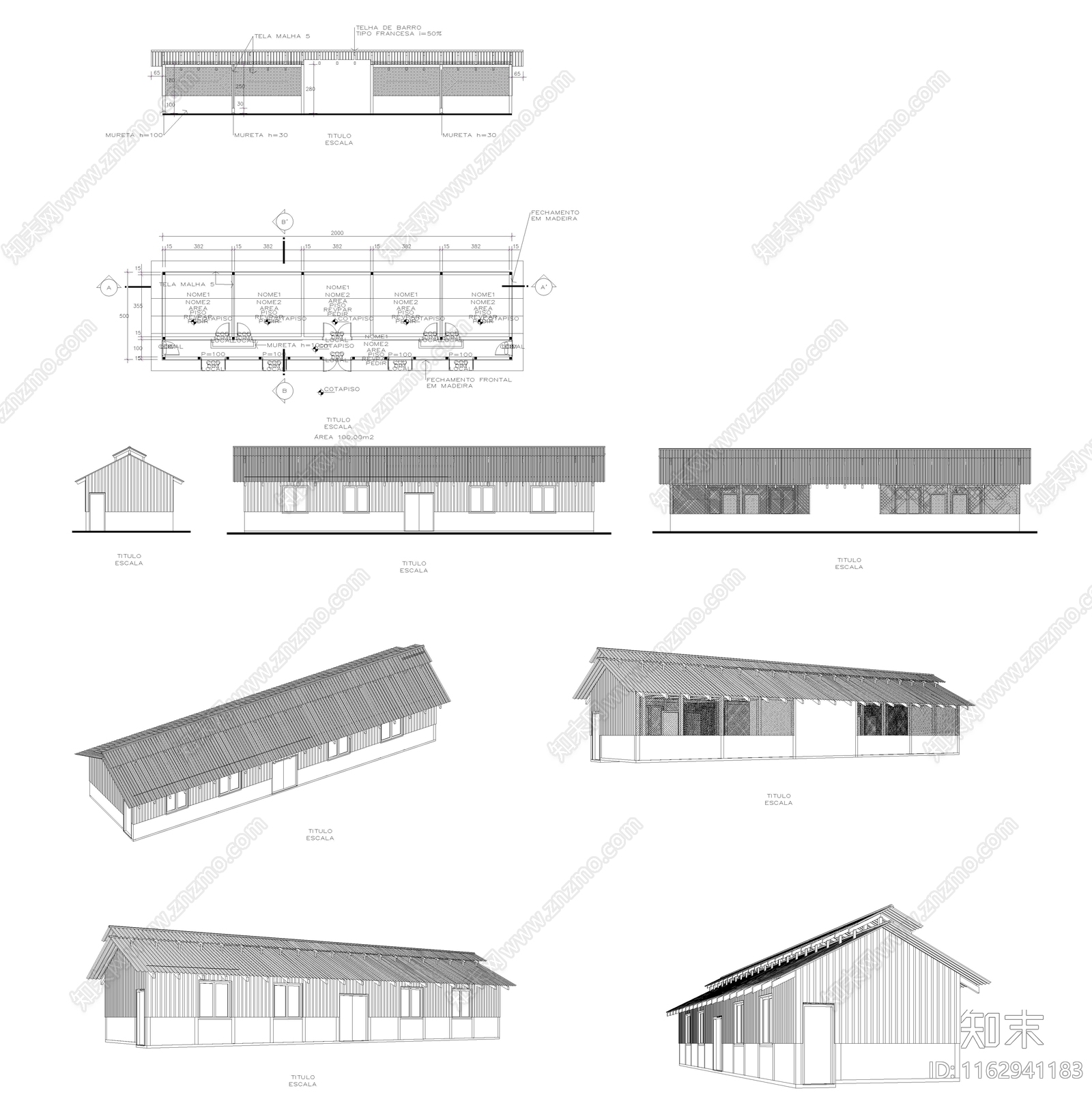 现代其他建筑cad施工图下载【ID:1162941183】