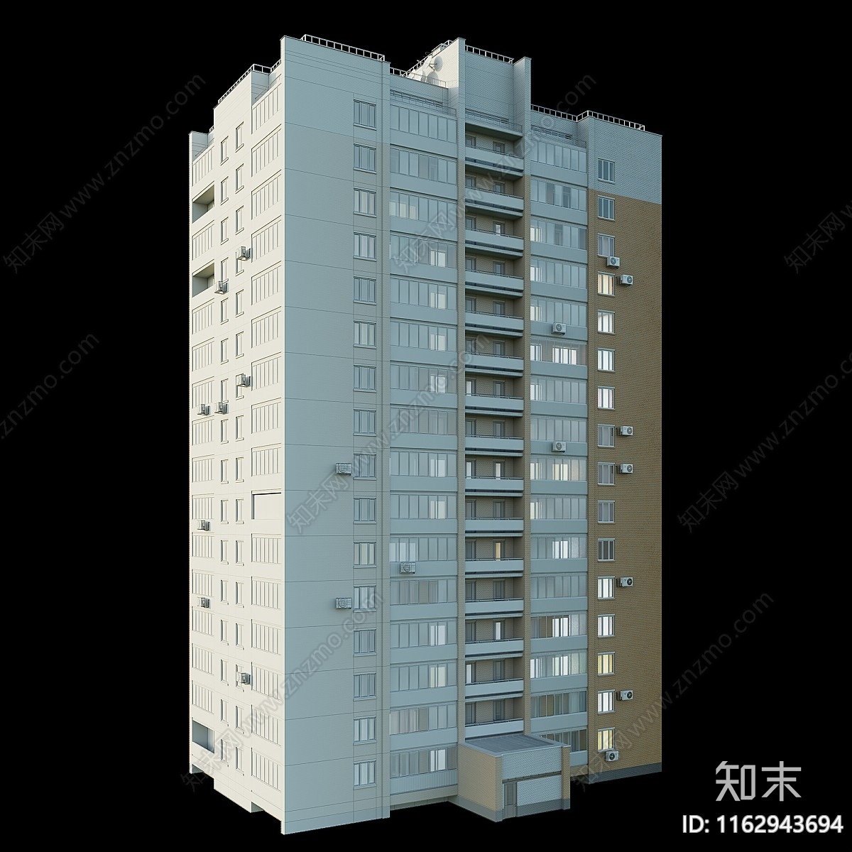 现代其他建筑外观3D模型下载【ID:1162943694】