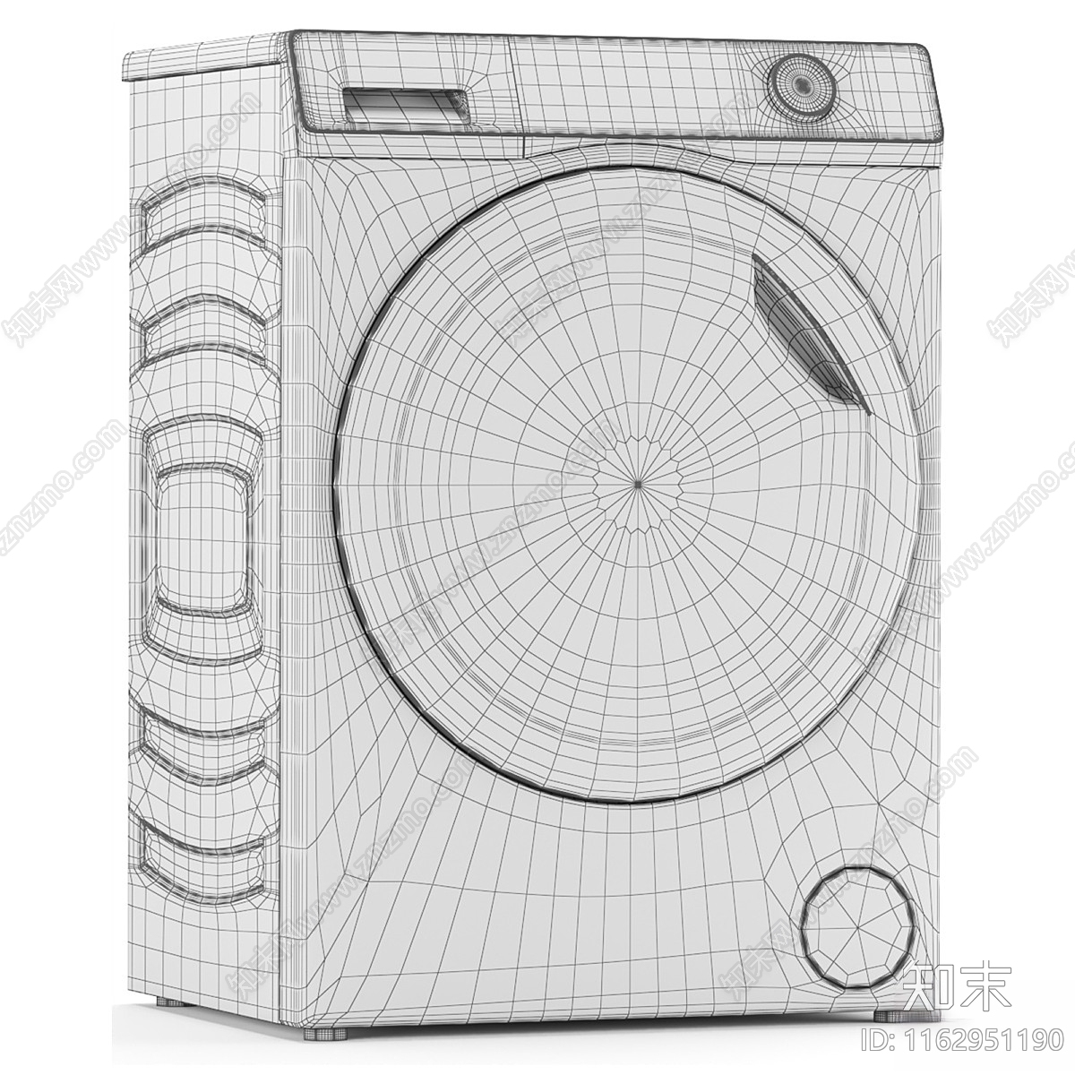 洗衣机3D模型下载【ID:1162951190】