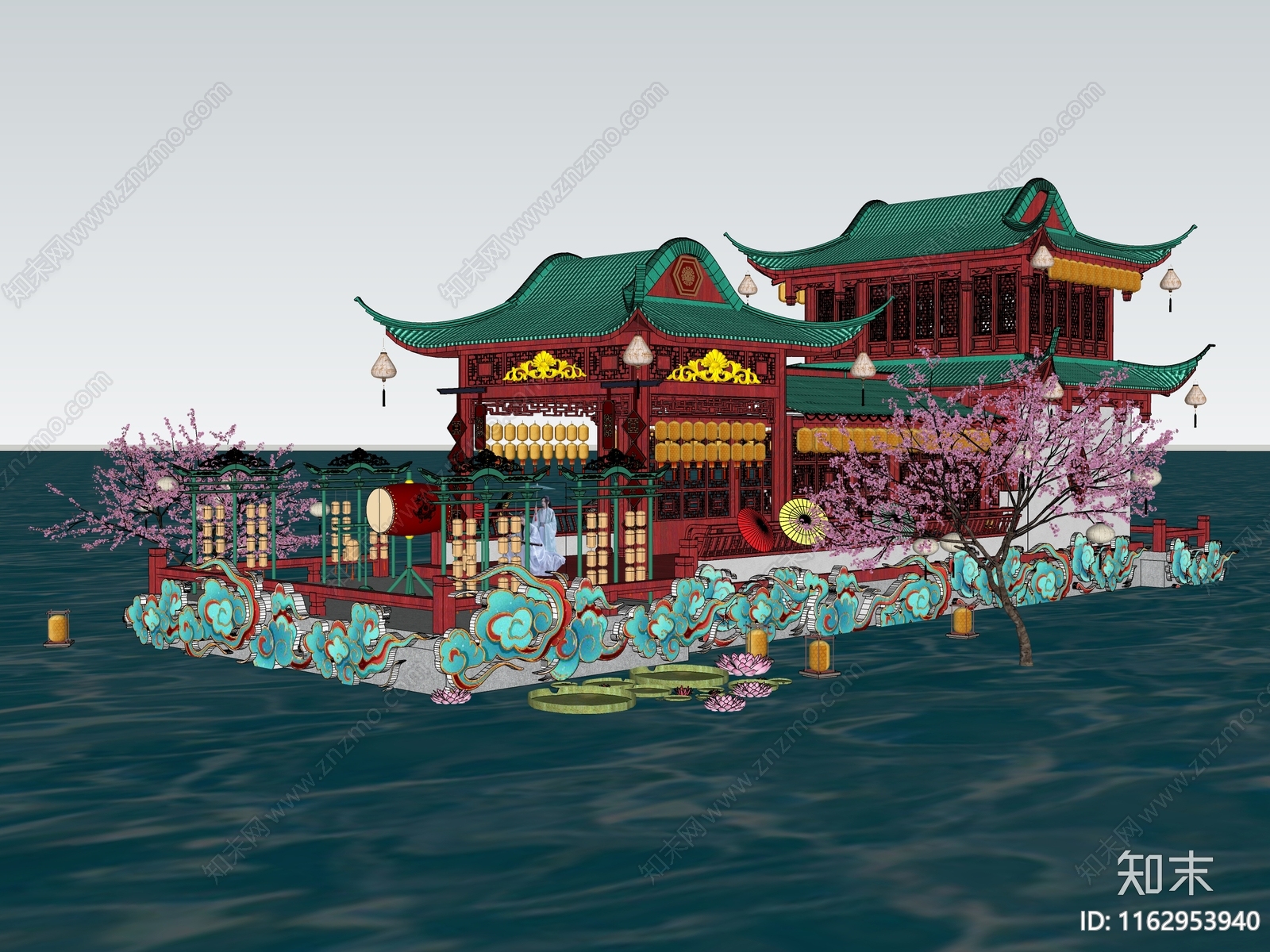 船SU模型下载【ID:1162953940】