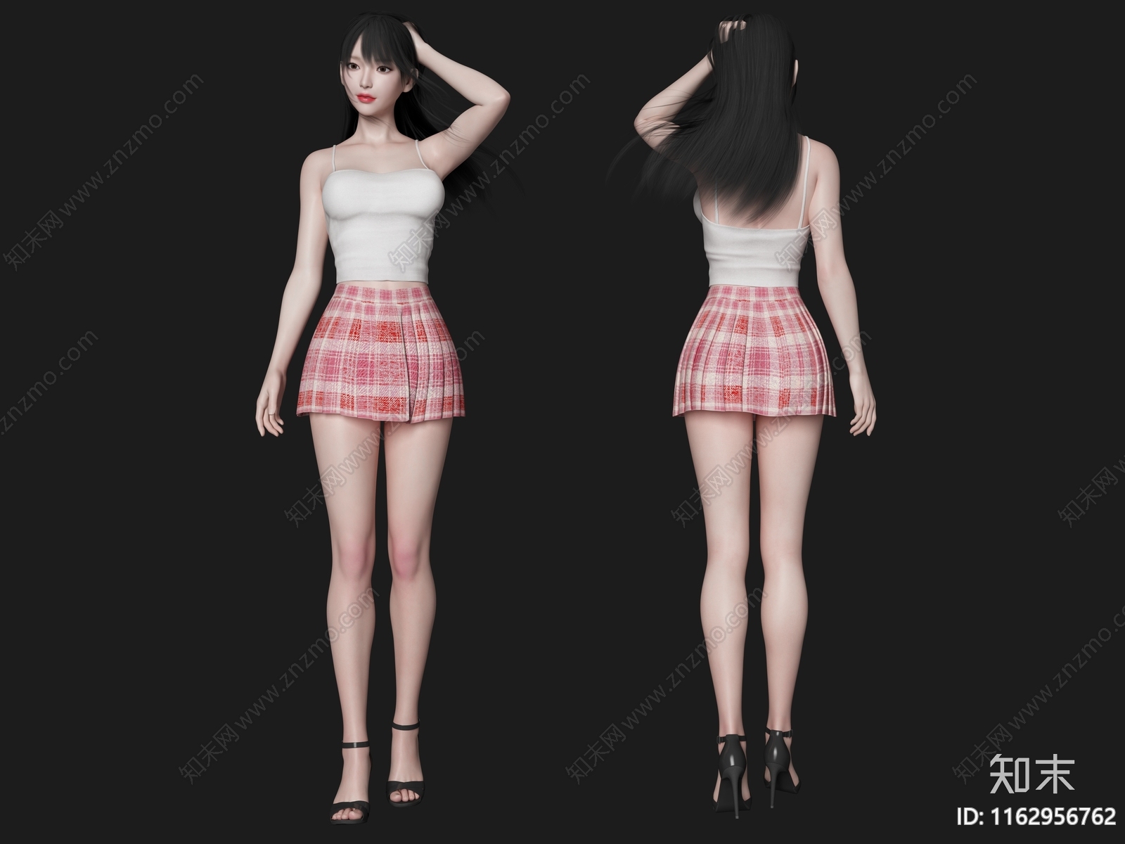 女人3D模型下载【ID:1162956762】