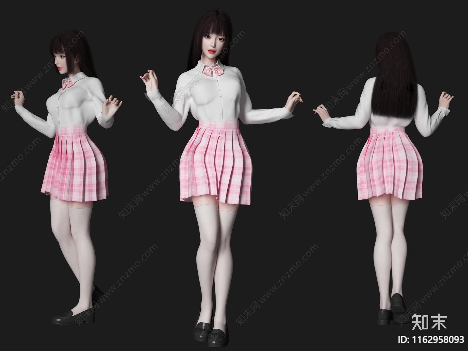 女人3D模型下载【ID:1162958093】