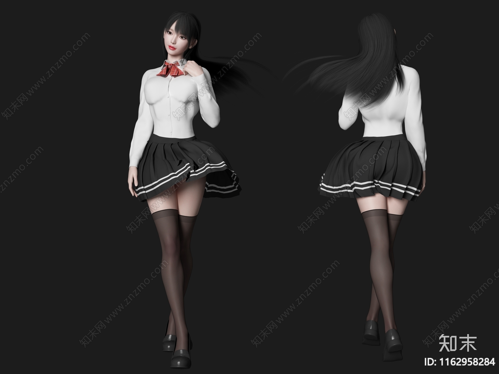 女人3D模型下载【ID:1162958284】