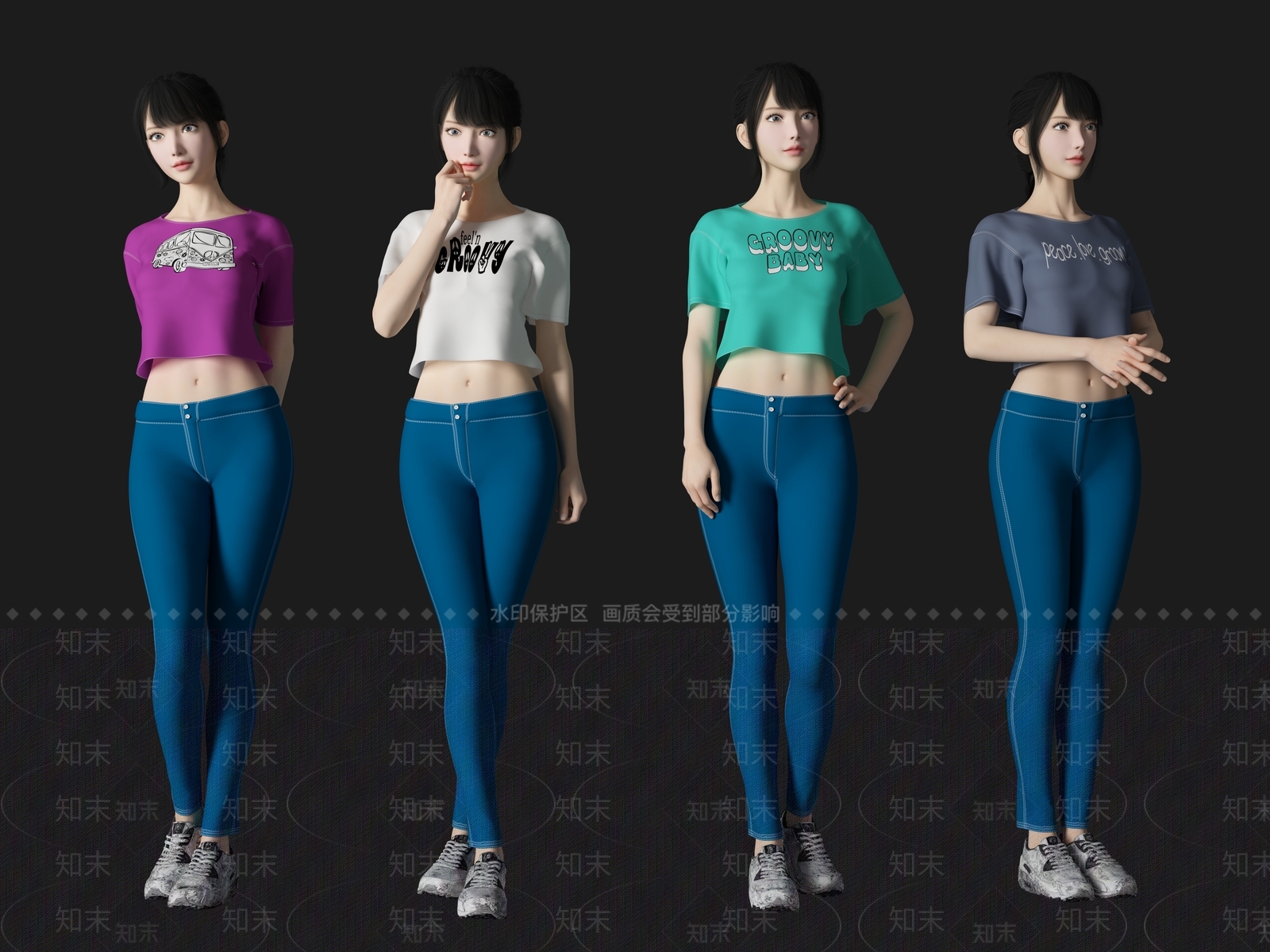 女人3D模型下载【ID:1162959931】