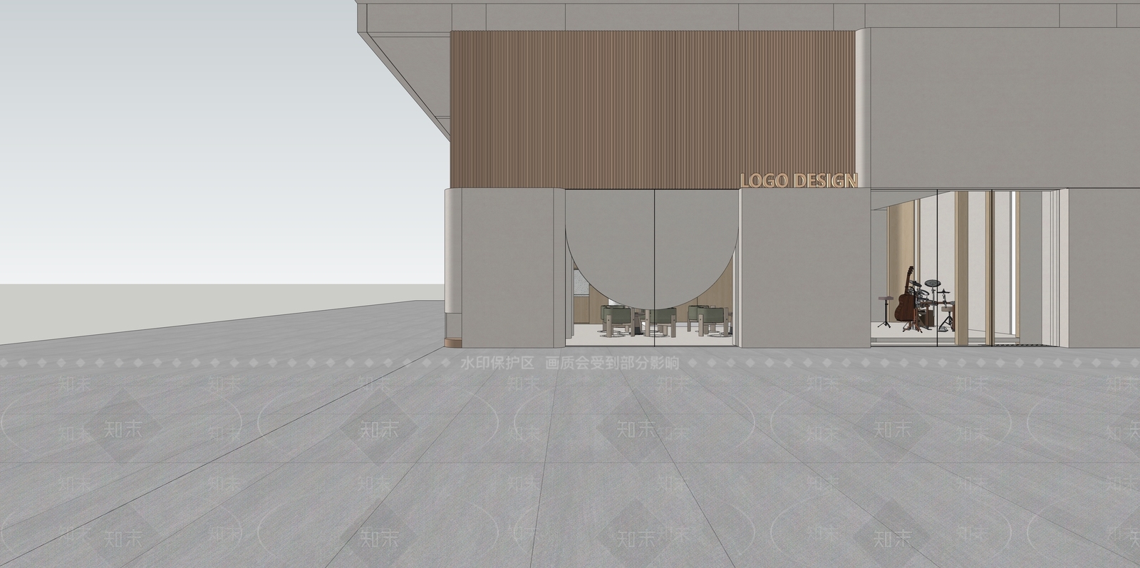 现代其他店铺SU模型下载【ID:1162960302】