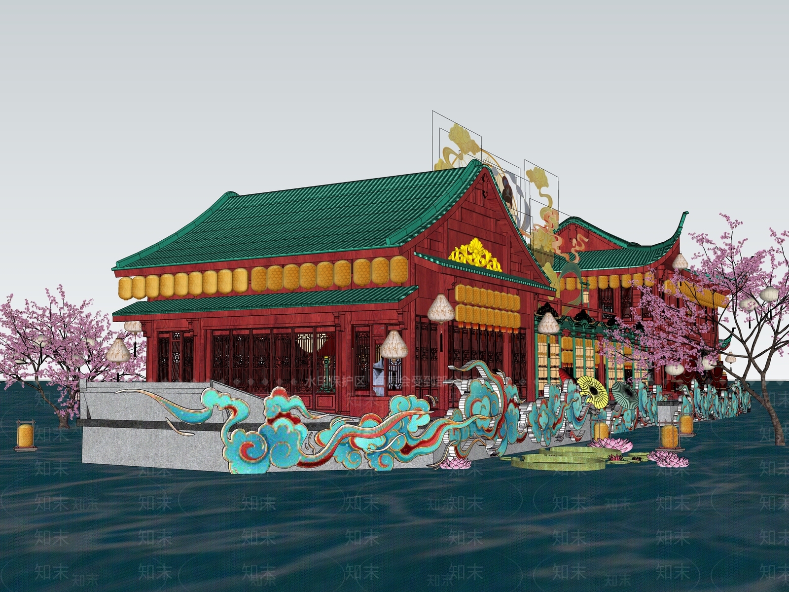 船SU模型下载【ID:1162961614】