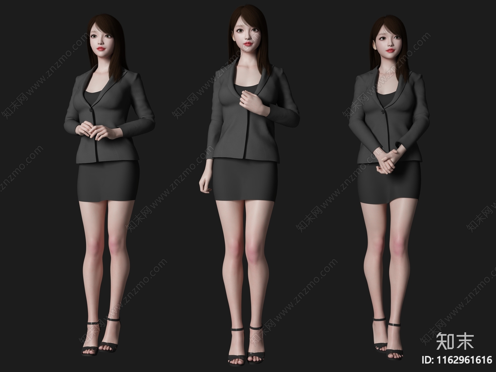 女人3D模型下载【ID:1162961616】