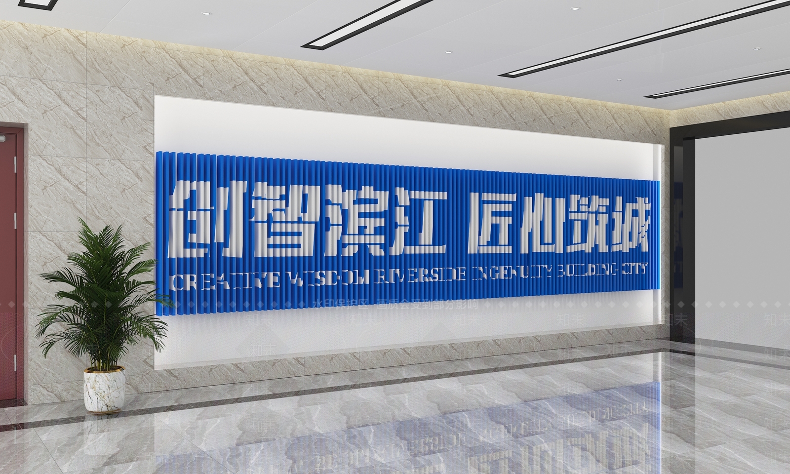 现代极简其他公共空间3D模型下载【ID:1162966593】
