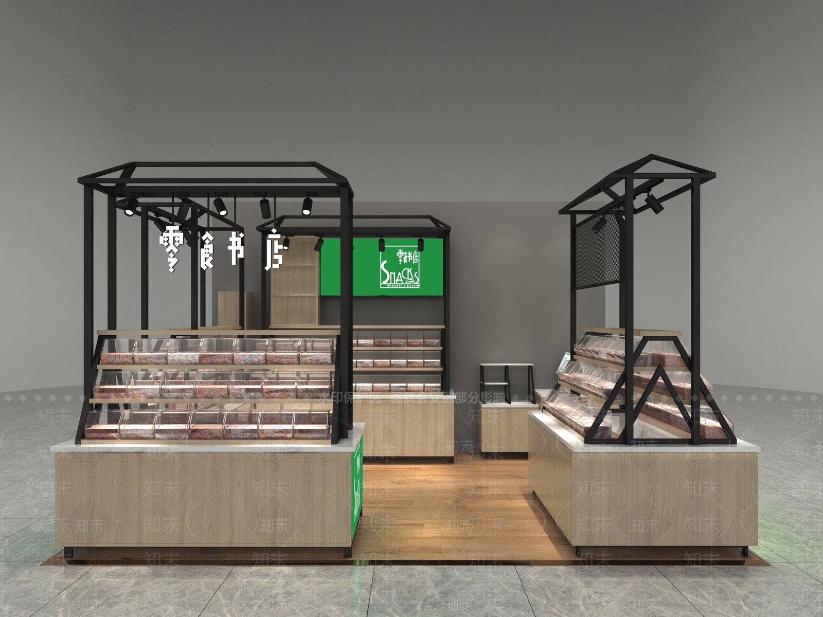 现代零食店3D模型下载【ID:1162973925】