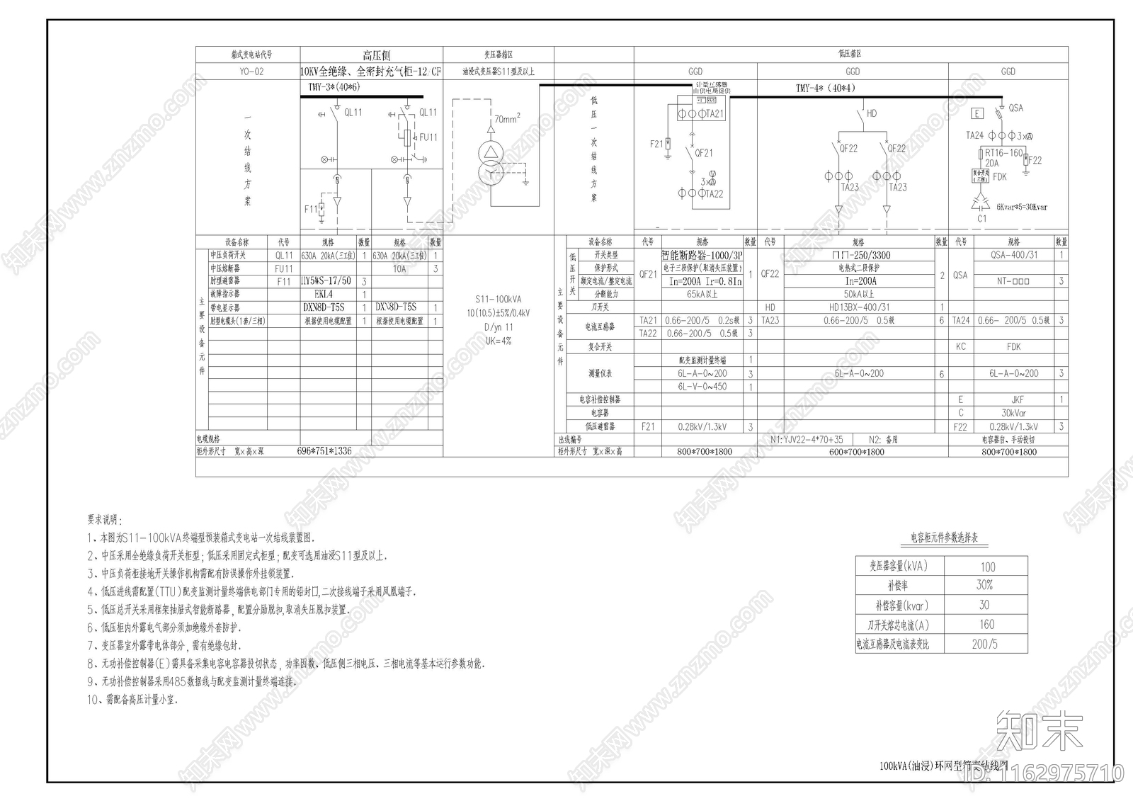 电气节点cad施工图下载【ID:1162975710】