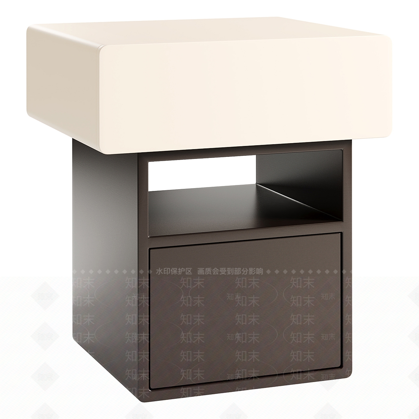 现代床头柜3D模型下载【ID:1162975341】