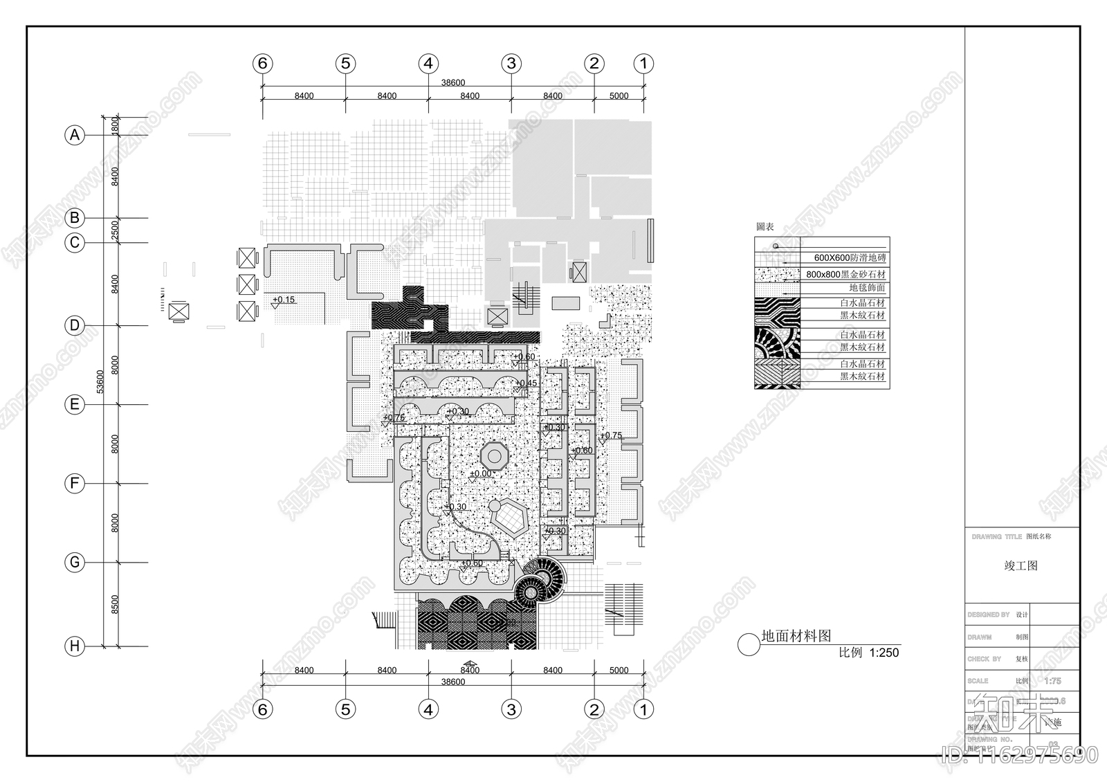 现代酒吧cad施工图下载【ID:1162975690】