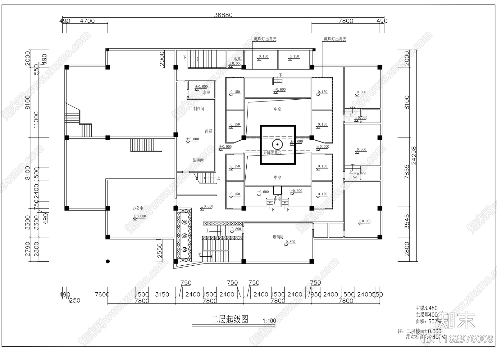 现代酒吧cad施工图下载【ID:1162976008】