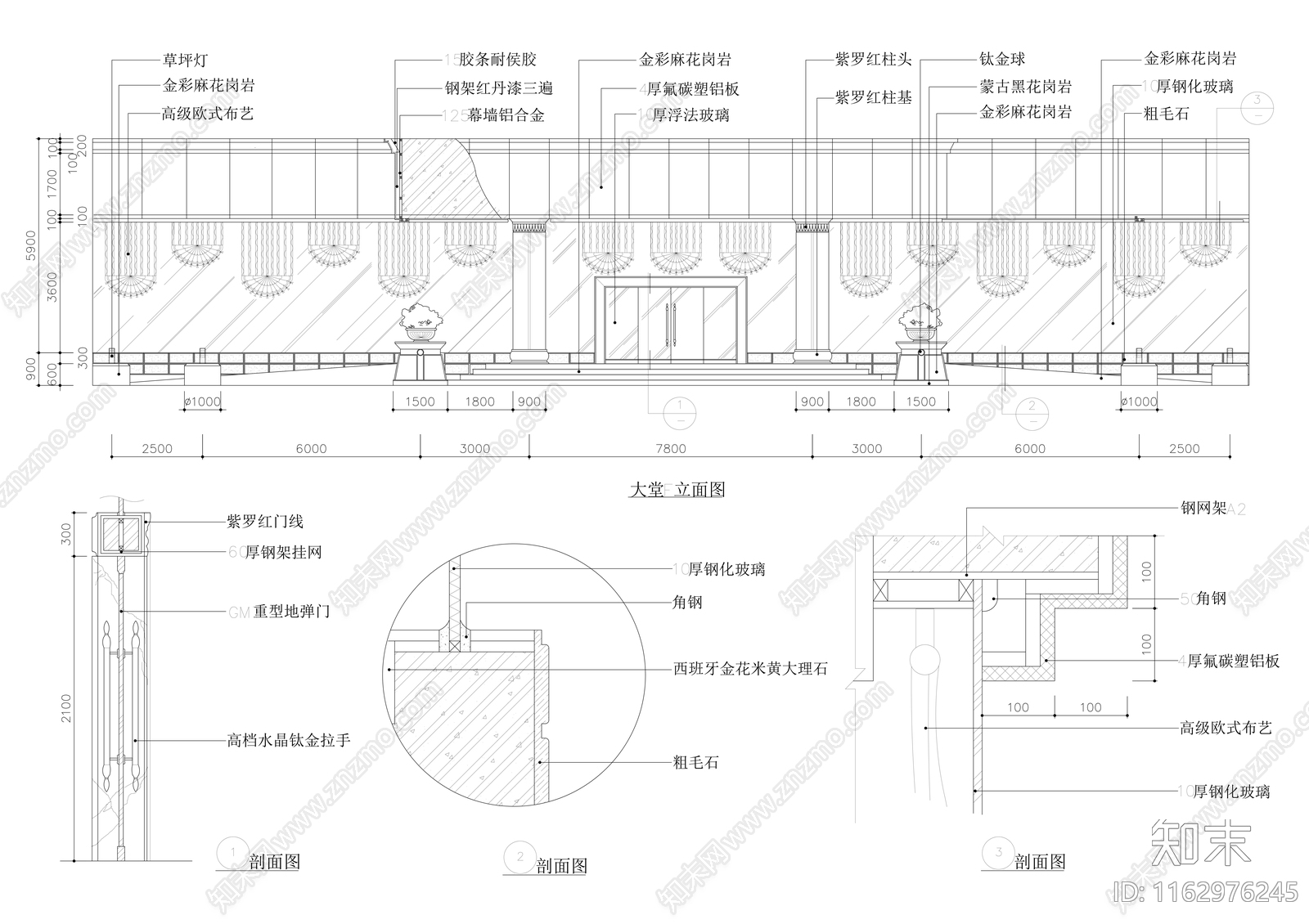 现代酒吧cad施工图下载【ID:1162976245】