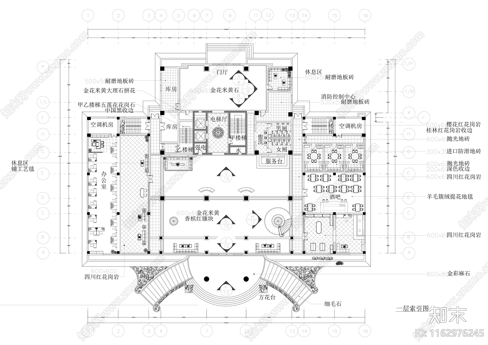 现代酒吧cad施工图下载【ID:1162976245】