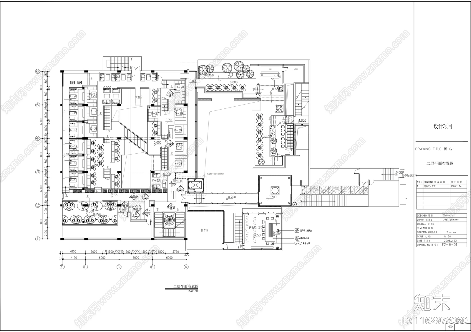 现代酒吧cad施工图下载【ID:1162978060】