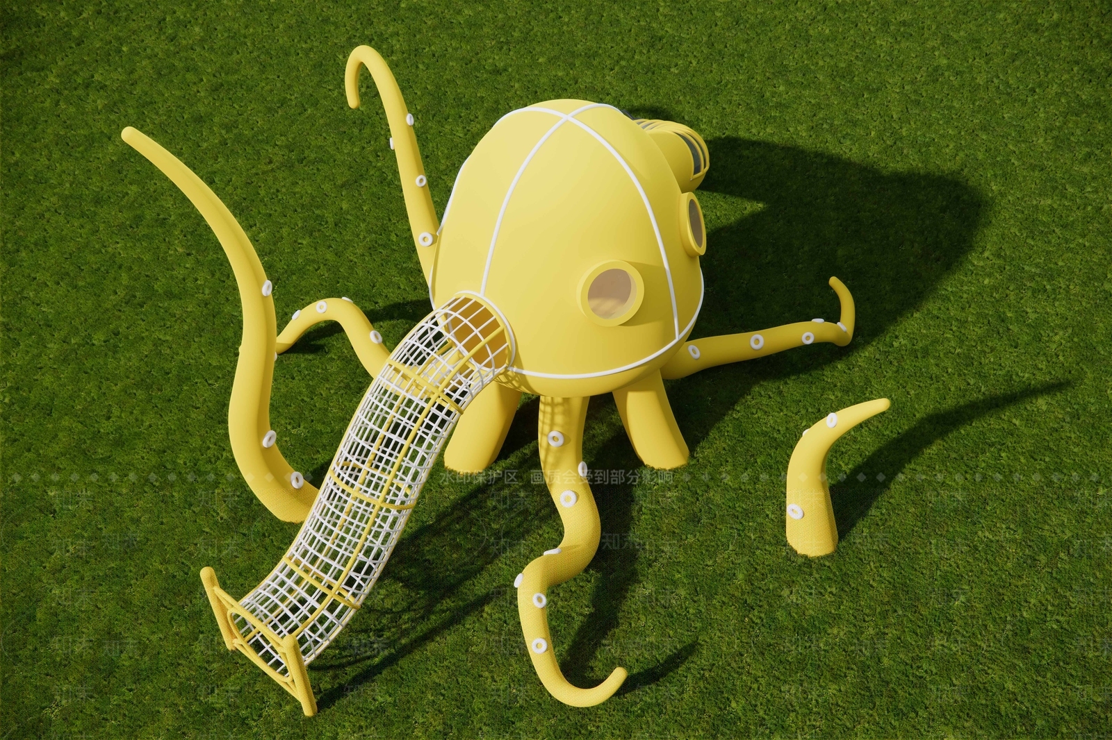 现代简约儿童游乐区SU模型下载【ID:1162986984】