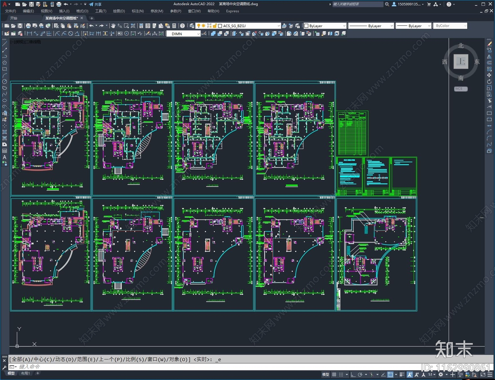 暖通图施工图下载【ID:1162990861】