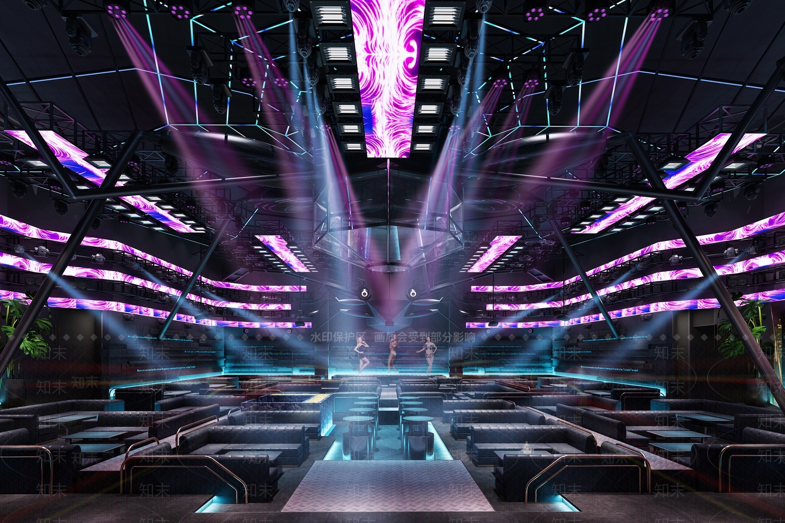 现代酒吧3D模型下载【ID:1162995877】