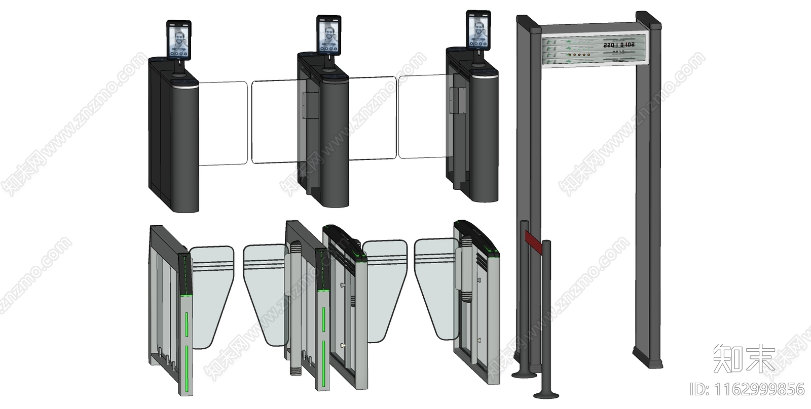 门禁SU模型下载【ID:1162999856】