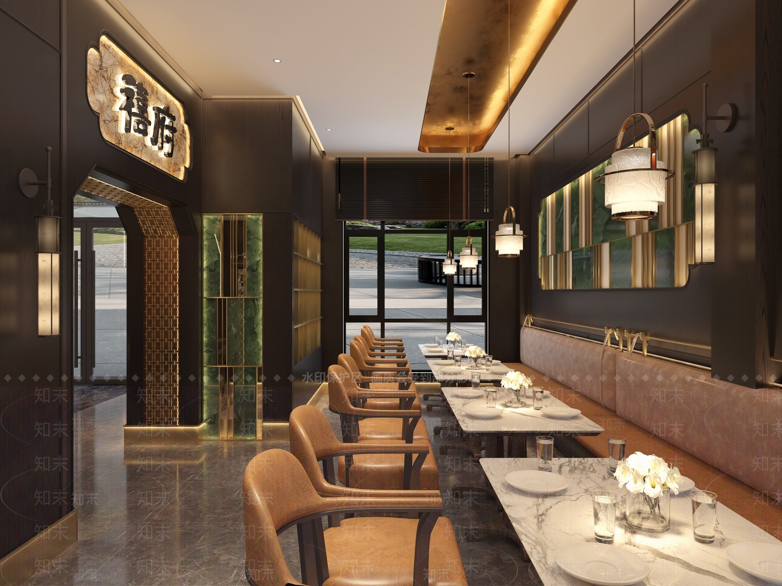 现代茶餐厅3D模型下载【ID:1163004526】
